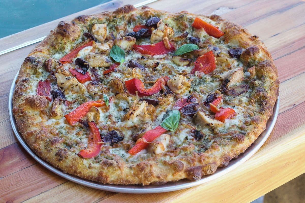 Medium Half Pint Penny's Pesto Chicken Pizza