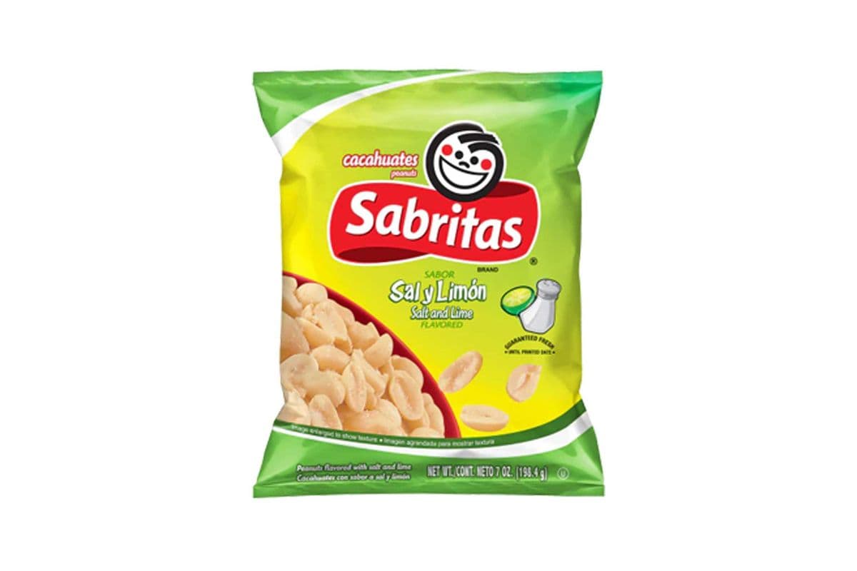 Sabritas Peanuts Sal Y Limon (198 g)