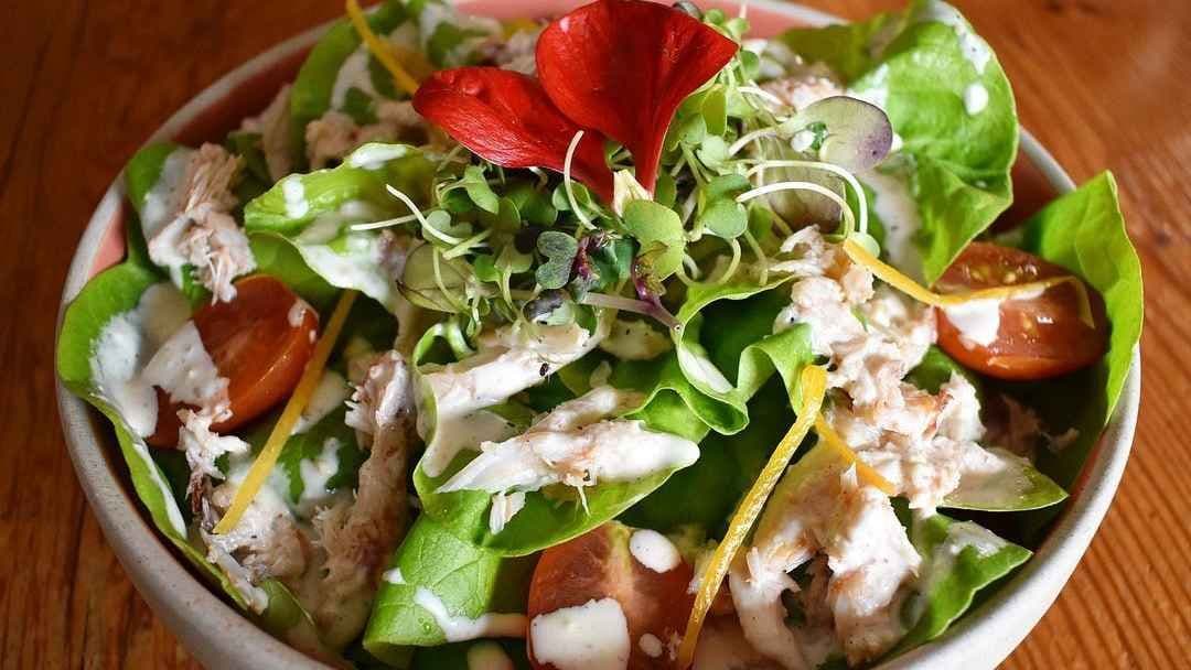 Crab and Butter Lettuce Salad
