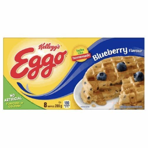 Kelloggs Eggo Waffles Blueberry 280G