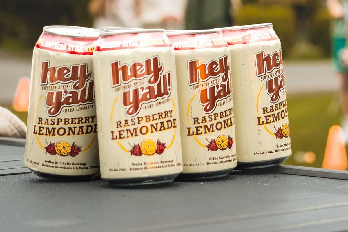 HEY Y'ALL RASPBERRY LEMONADE (6 PACK) (6 x 355ML CAN)