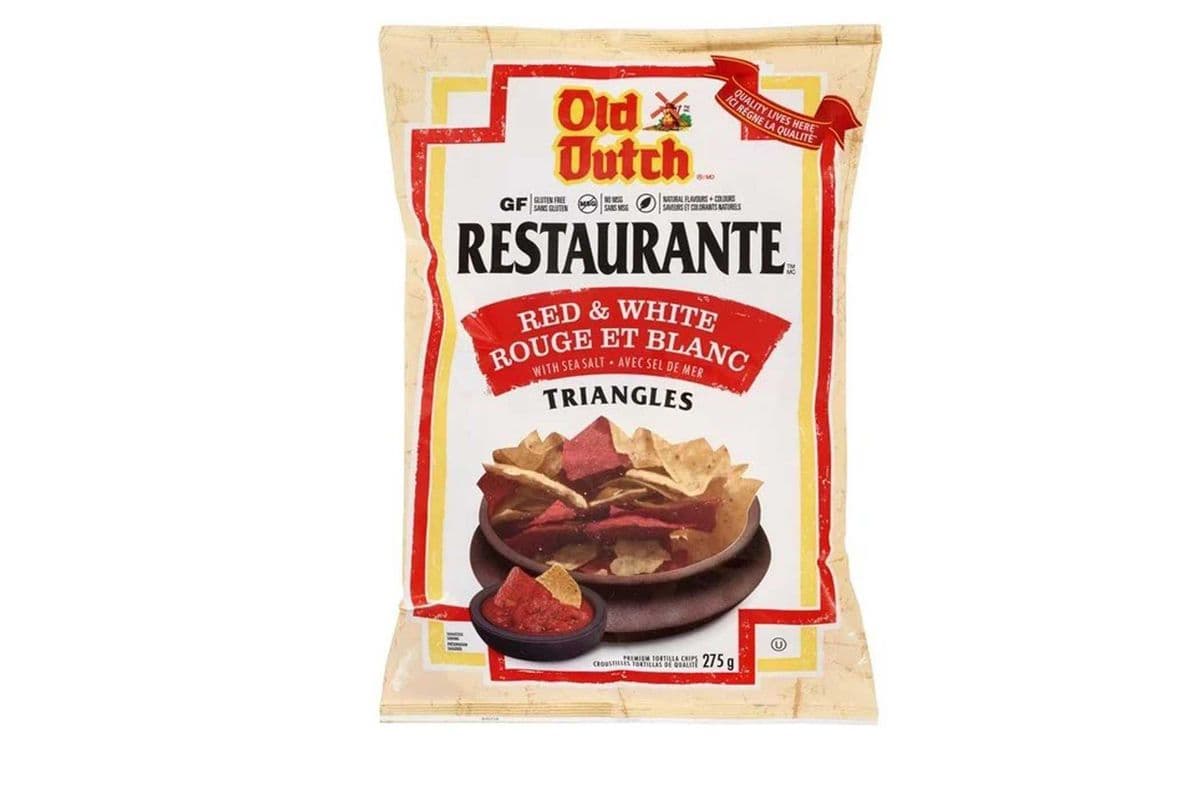 Old Dutch Restaurante Red & White Triangles (275 g)
