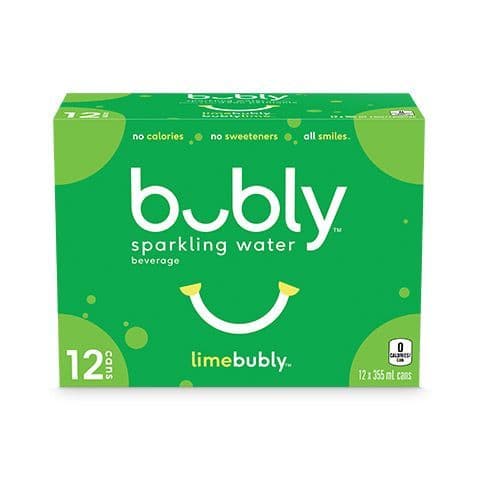 Bubly Lime 12 Pack - 355ml
