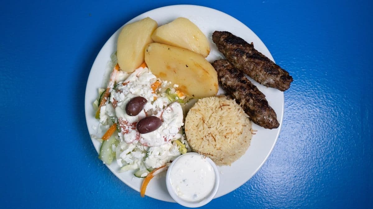 Greek Bifteki Pitta