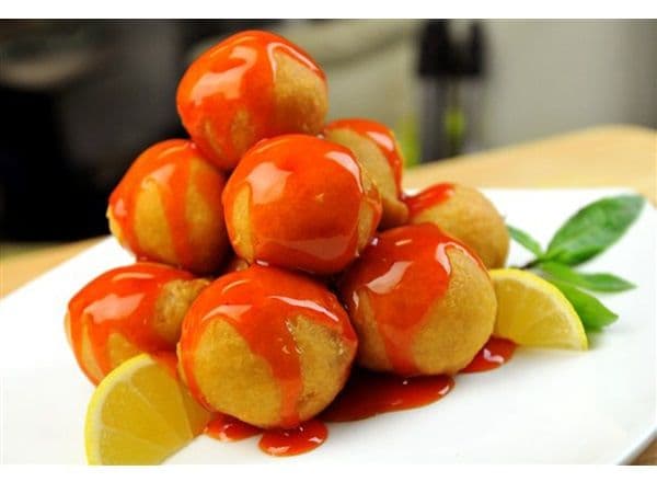1011. Chicken Balls with Sweet-and-Sour Sauce