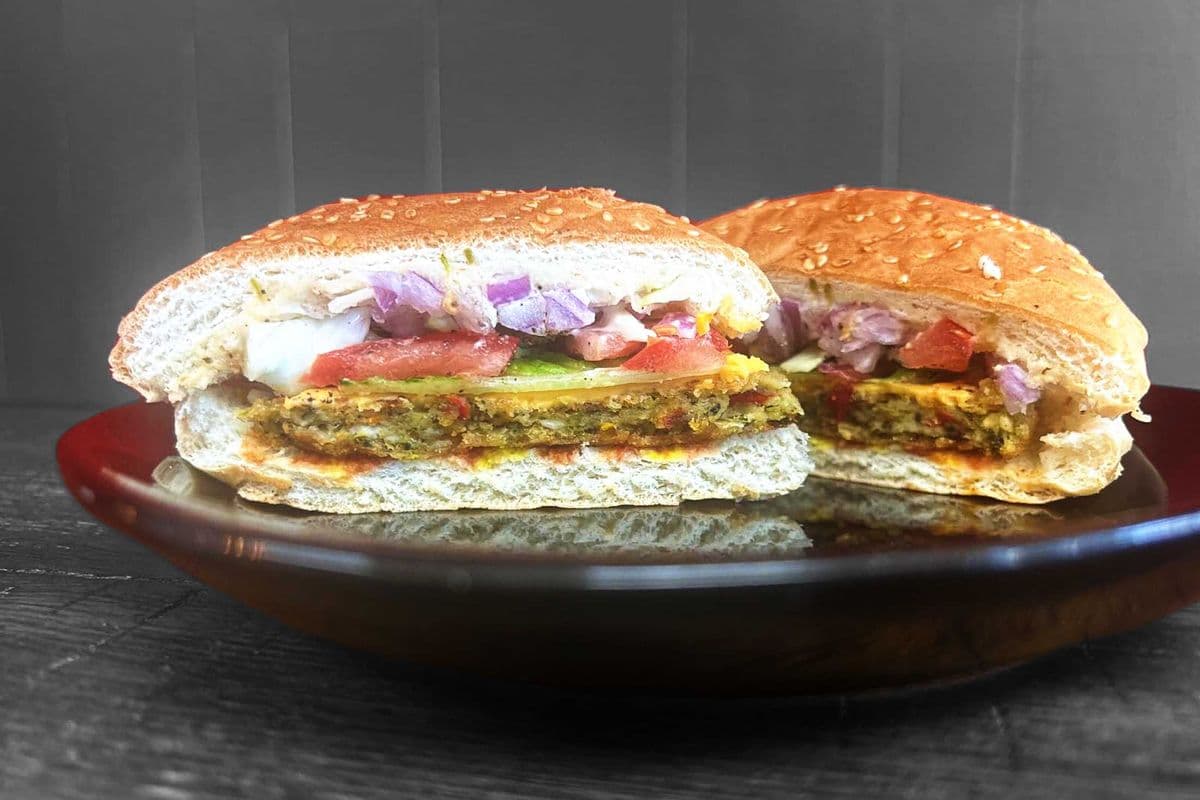 Fully Loaded Veggie Burger