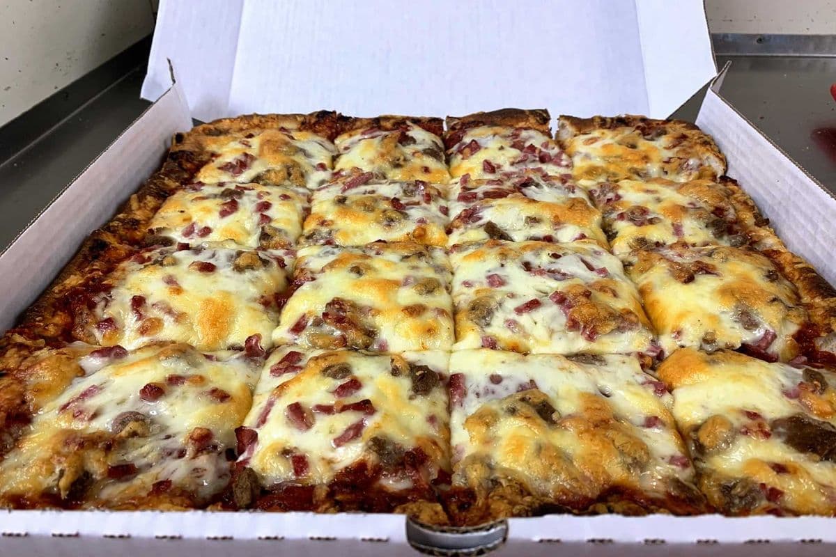 31. Two Meat Lovers Pizzas