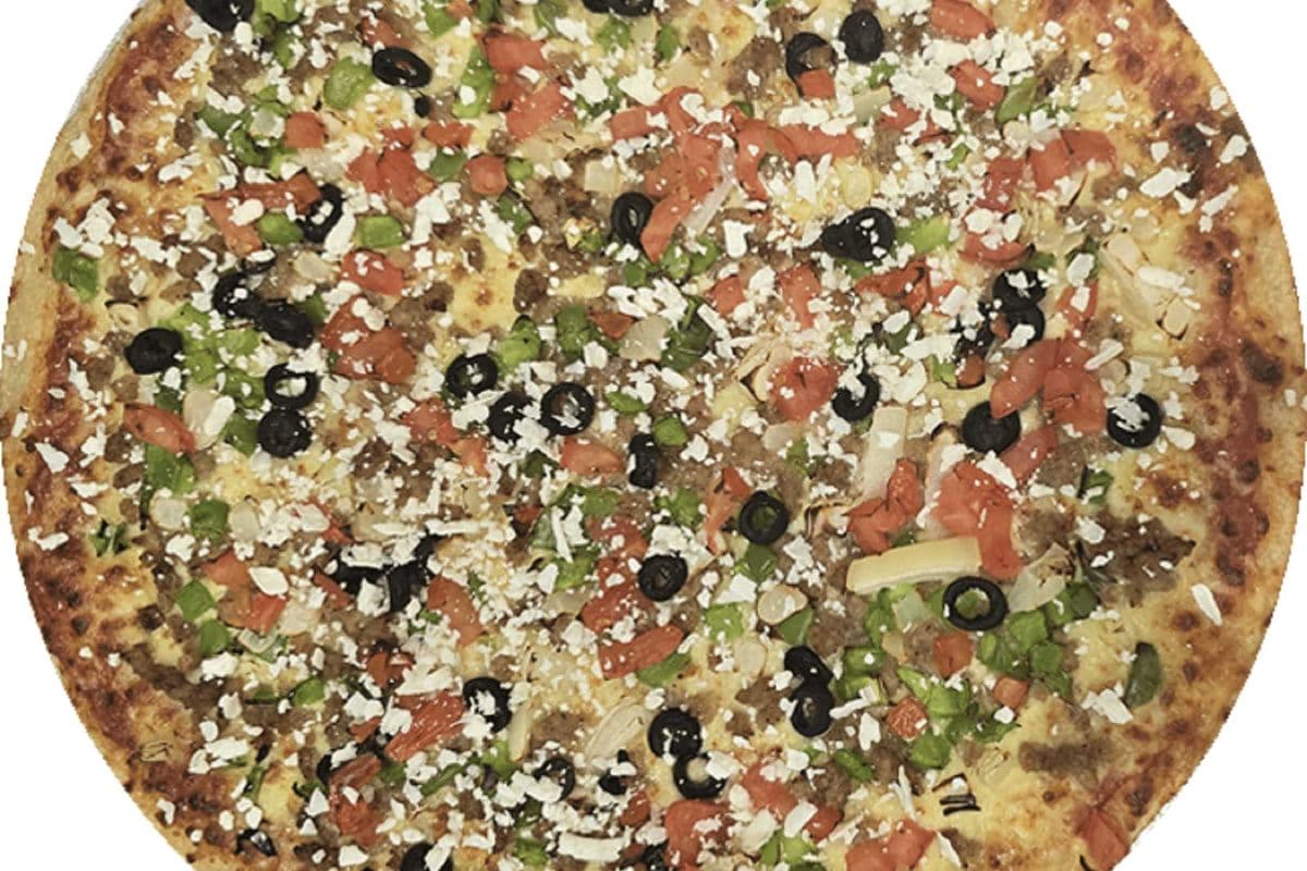 8. Large Greek Pizza