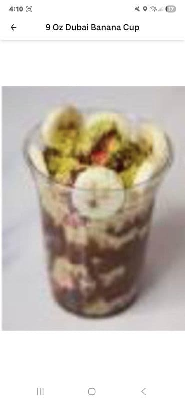 16 Oz Dubai Banana Cup