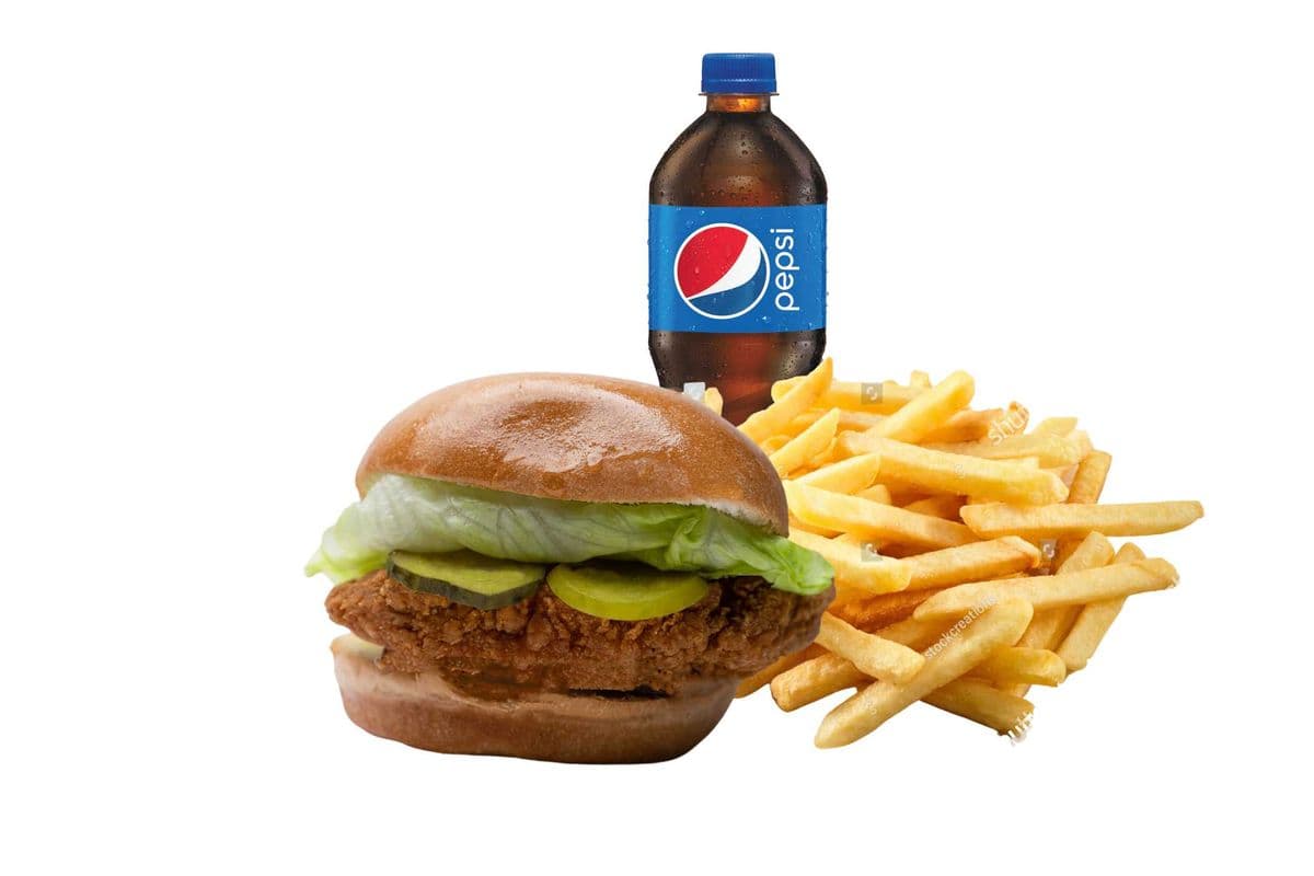 The Crispy Chicken Burger Combo