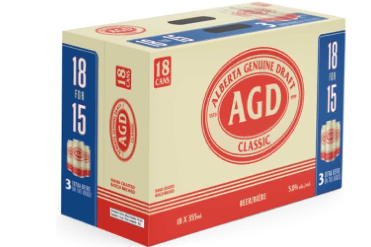 Alberta Genuine Draft AGD (18 cans) (18 x 355 mL)