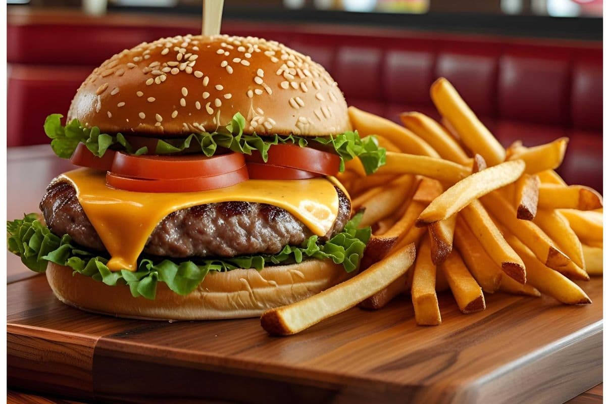 Cheeseburger with Fries
