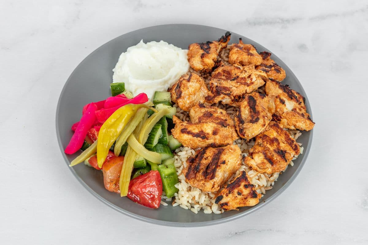 Marinated Chicken Breast Plate (Taouk)