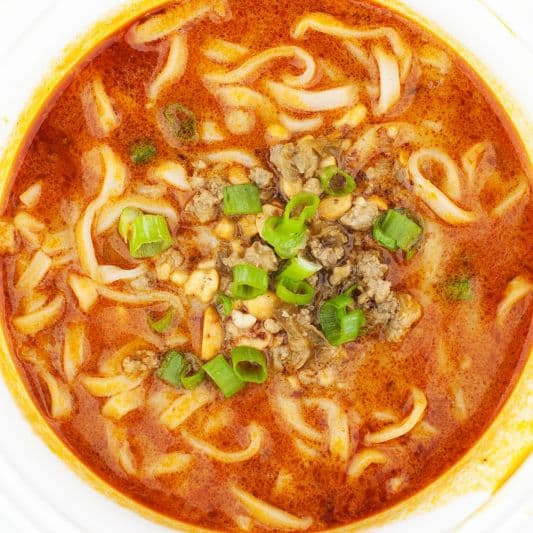 14. Beef Noodle Soup in Szechuan-Style 麻 辣 牛 肉 湯 麵