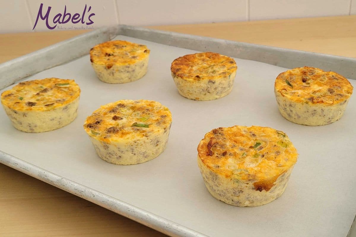Egg Cup, Sausage, and Cheddar
