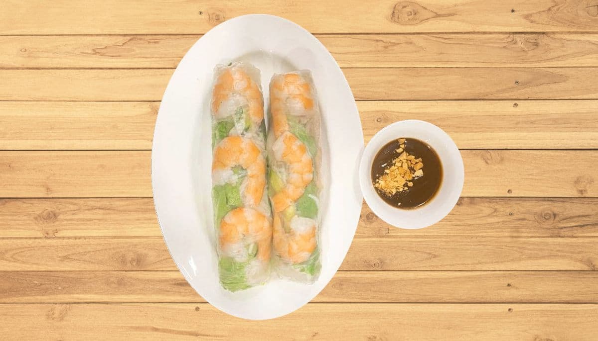 108. Shrimp and Pork Salad Rolls