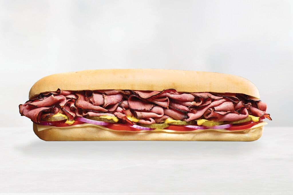 Large Double Stacked Smoked Meat Sub Combo