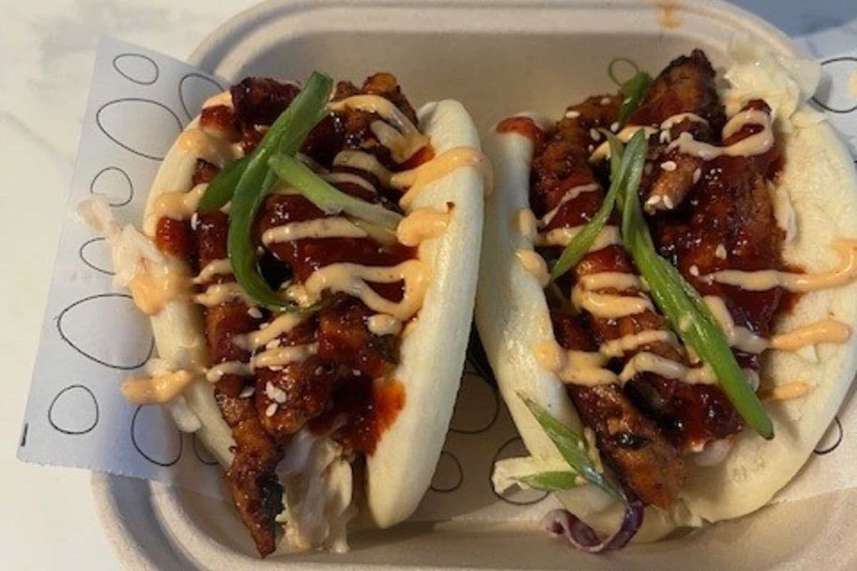 Honey Heat Chicken Bao