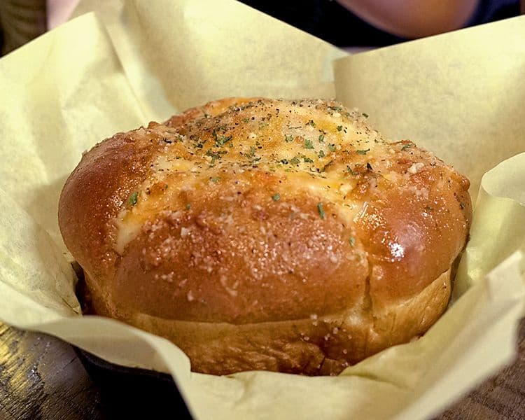 Fresh Baked Cheese Garlic Pan Bread