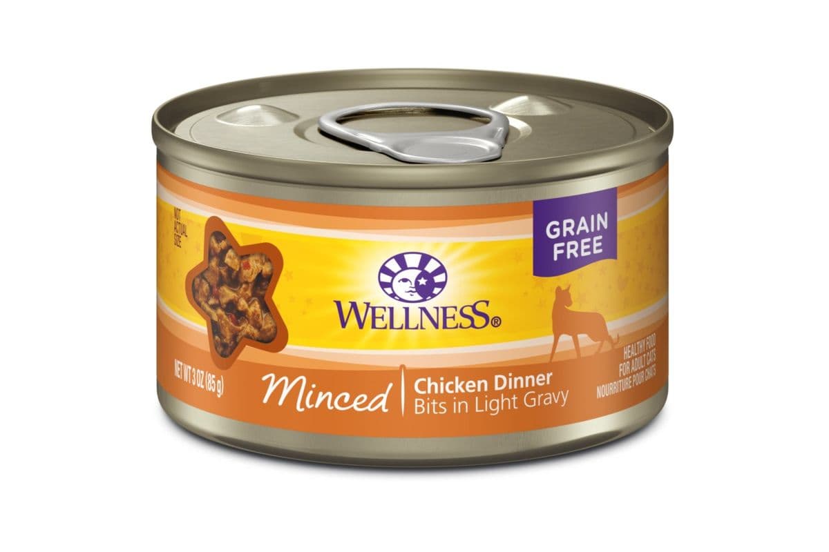 Wellness Complete Health Grain-Free Minced Chicken Dinner Wet Cat Food Cans (3 oz)