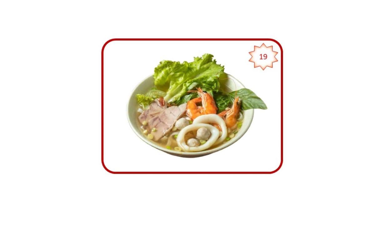 19. special seafood noodle soup