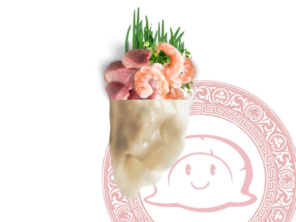 7. Crevette, porc et poireau / Shrimp Pork Leek 猪肉韭菜虾仁