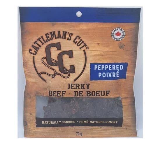Cattleman Beef Jerky Peppered 70g