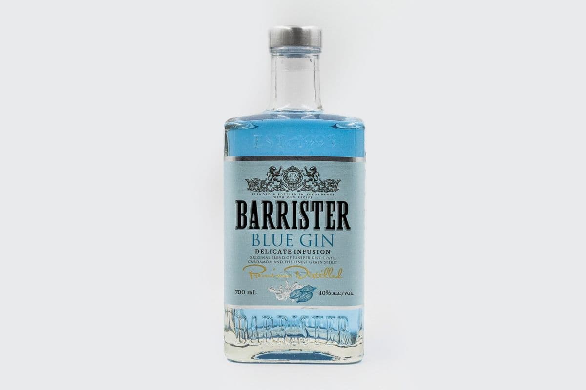 BARRISTER BLUE GIN (1 x 750ML)