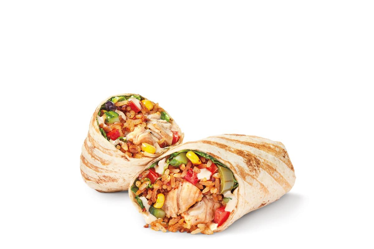Seasoned Roasted Chicken Habanero Loaded Wrap