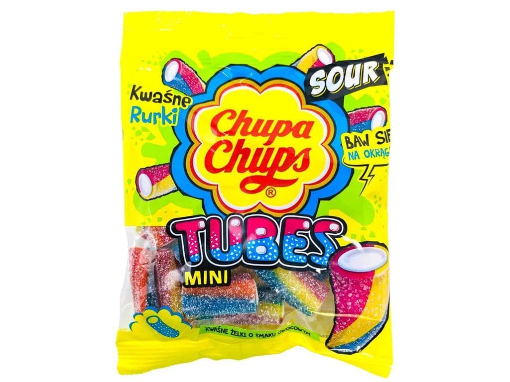Chupa Chups Sour Mini Tubes Filled Candy