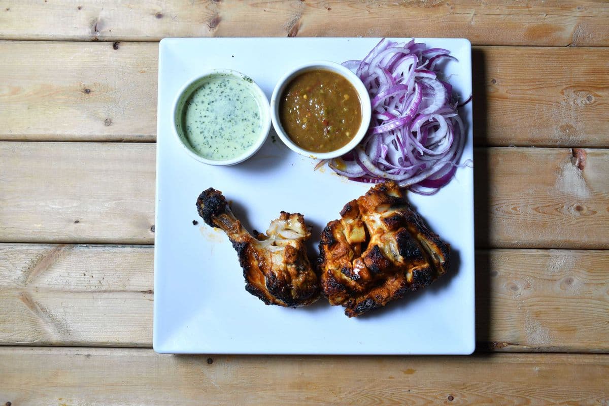 Chicken Tikka Leg and Paratha