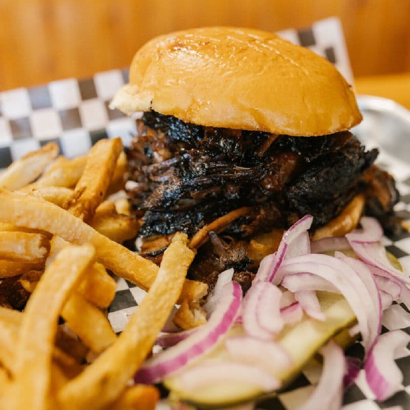 ¾ Pound BBQ Pulled Pork Sandwich