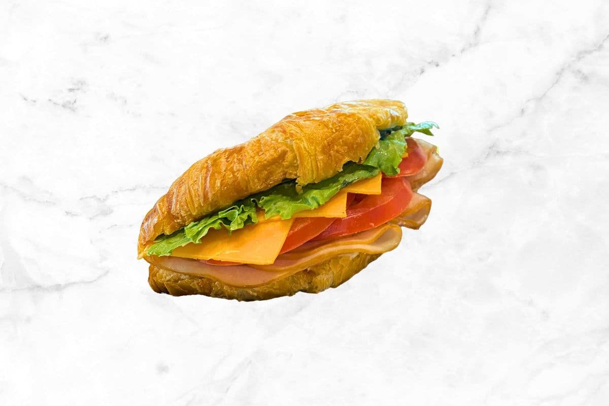 Turkey Club Croissant Sandwich