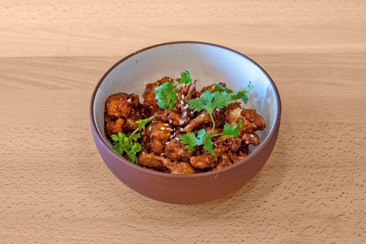 Sticky Thai Cauliflower Bites