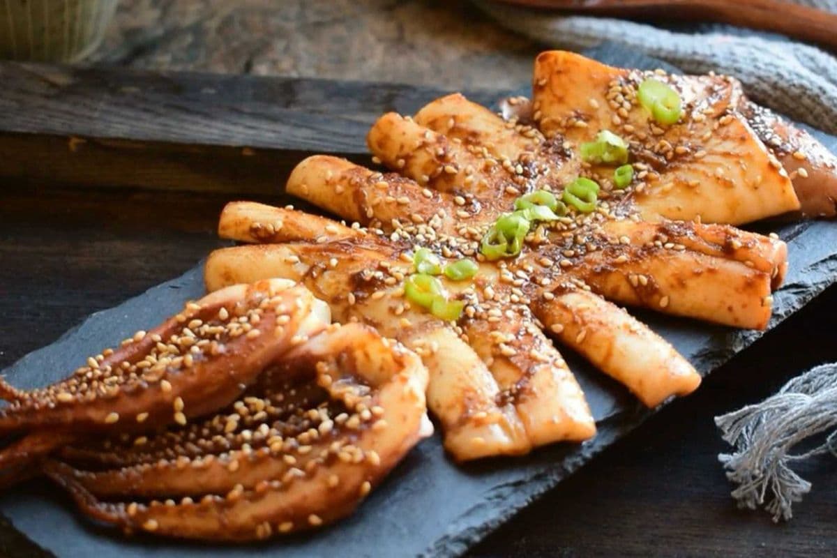 Jumbo Whole Squid 碳烤特大整鱿