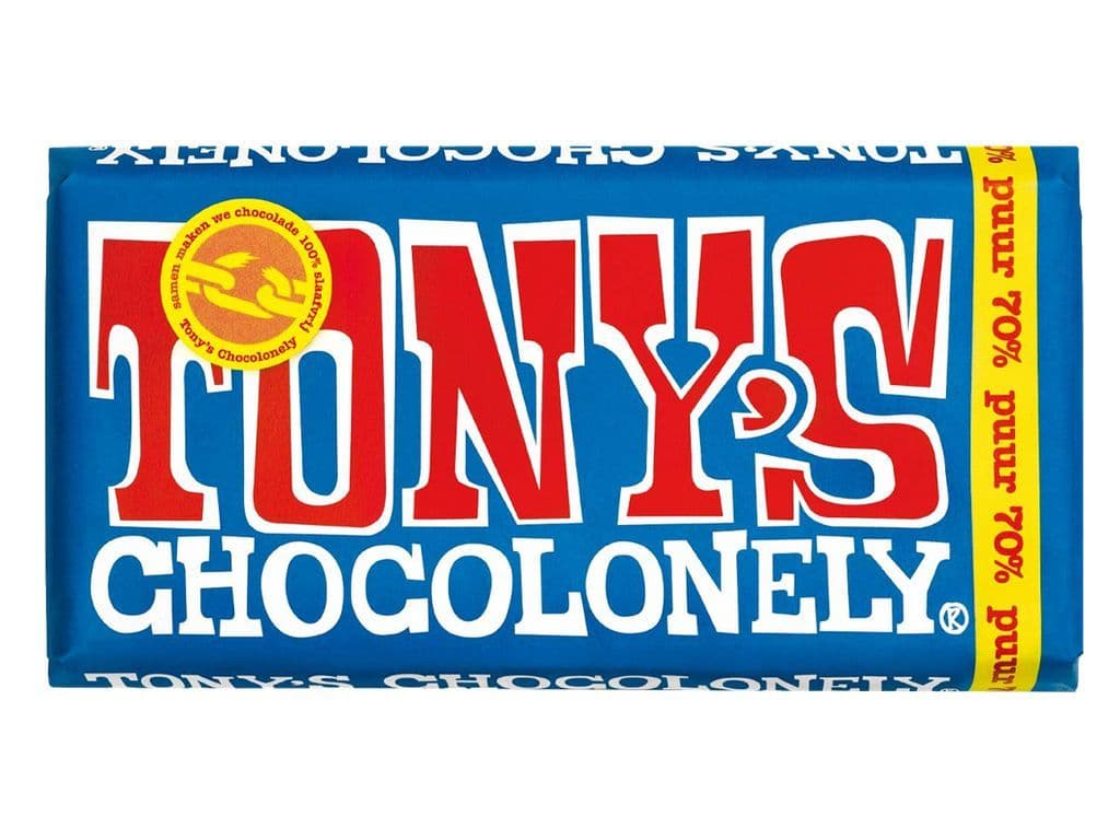 Tonys Chocolonely 70% Dark Chocolate Bar 180g