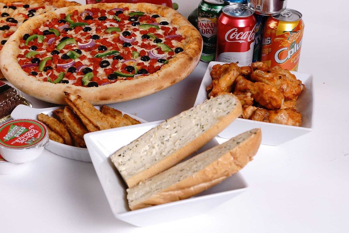 Small Pizza and Wings Combo