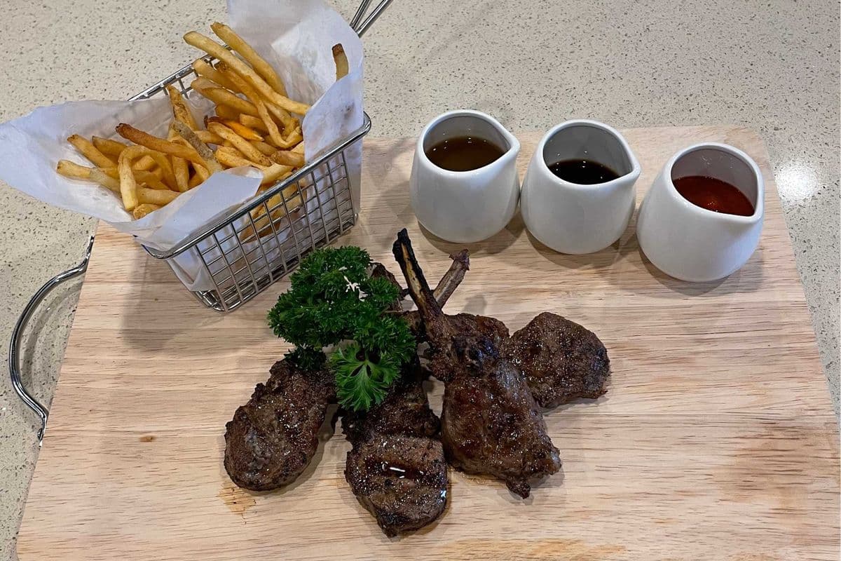 Grilled Rack of Lamb