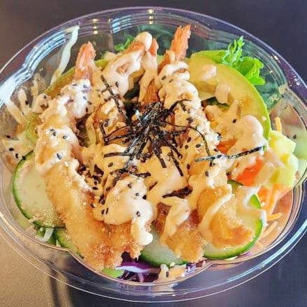 Poké bol crevettes tempura / Shrimp Tempura Poké Bowl