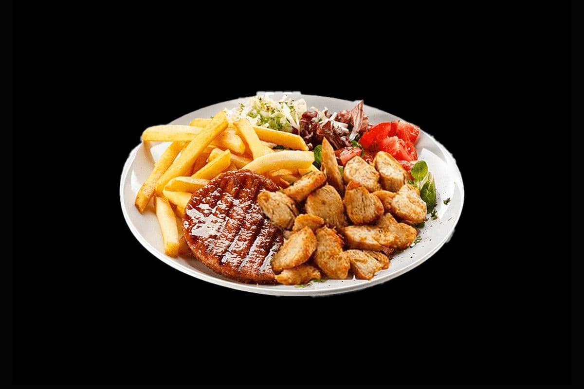 Assiette Mixte Poulet et Viande