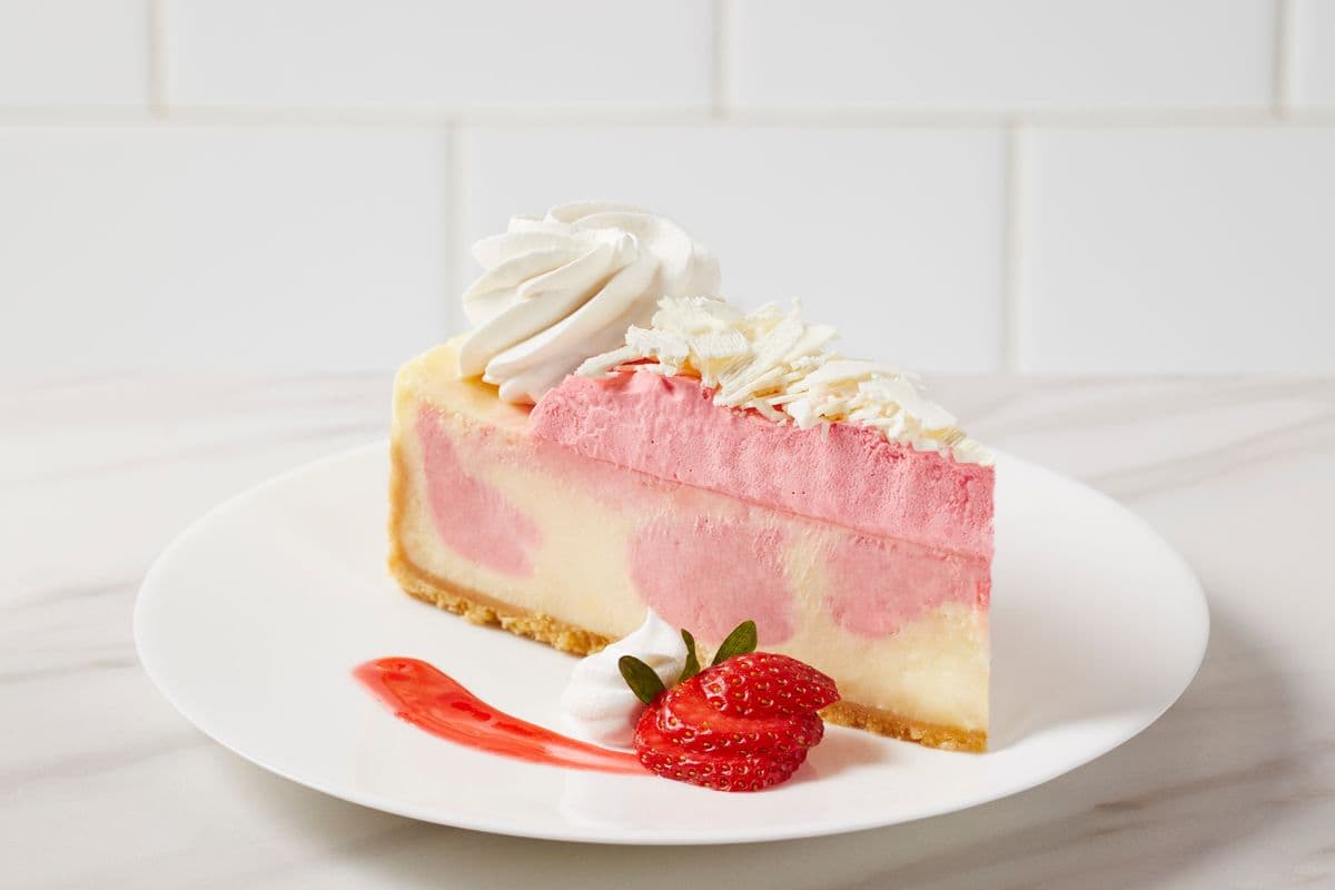 Wild Strawberry and Cream - Cheesecake Slice