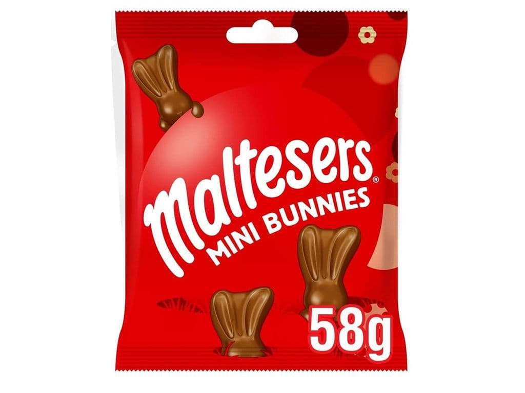 Maltesers Mini Bunnies Crispy Malt Milk Chocolate UK 58g