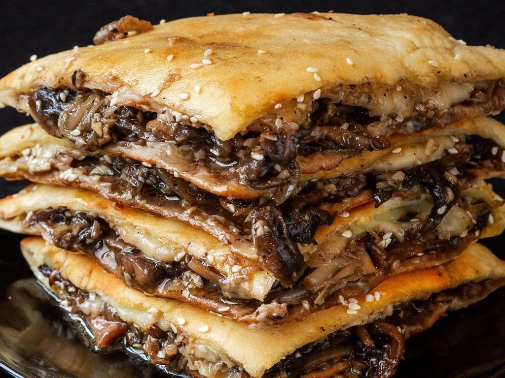 Mushroom Naan