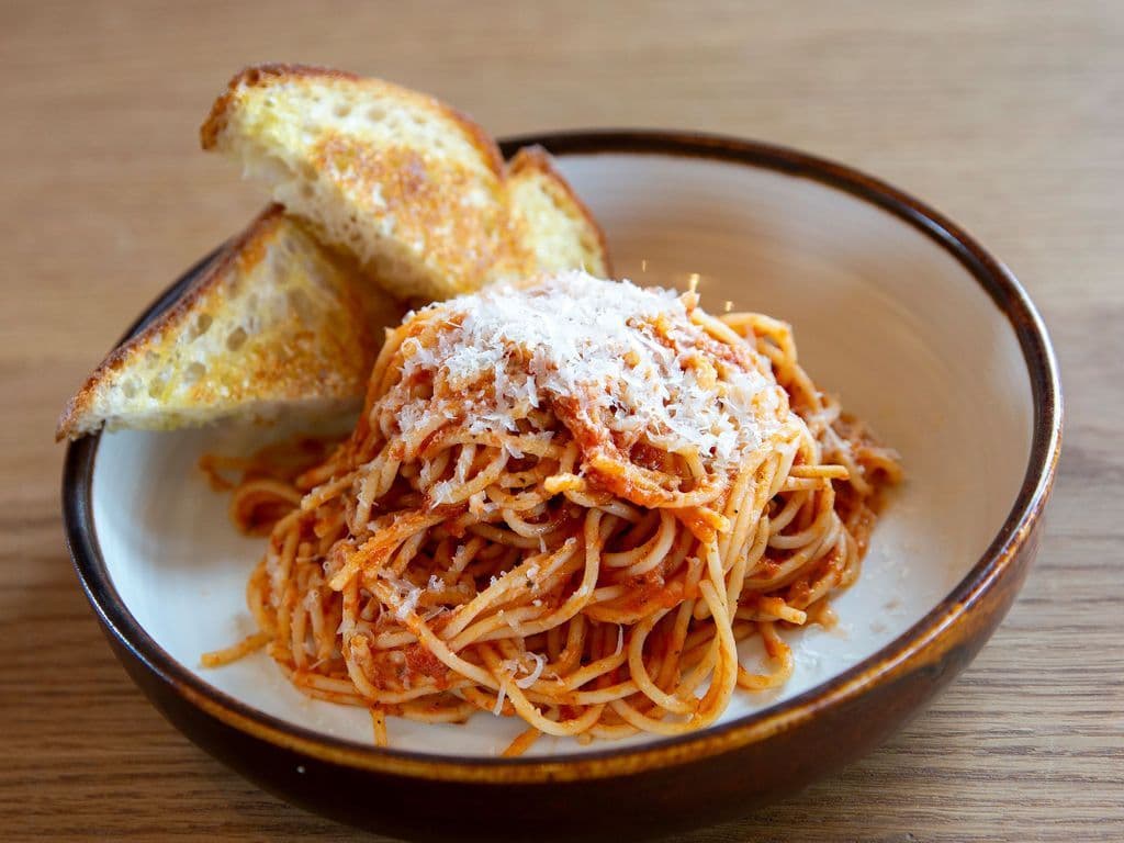 Kid's Tomato Spaghettini
