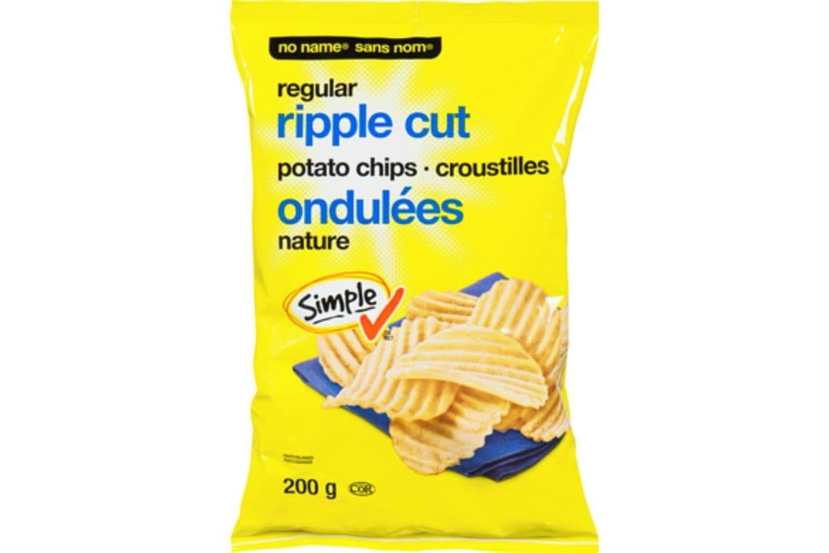 No Name Regular Ripple Cut Potato Chips (200g)