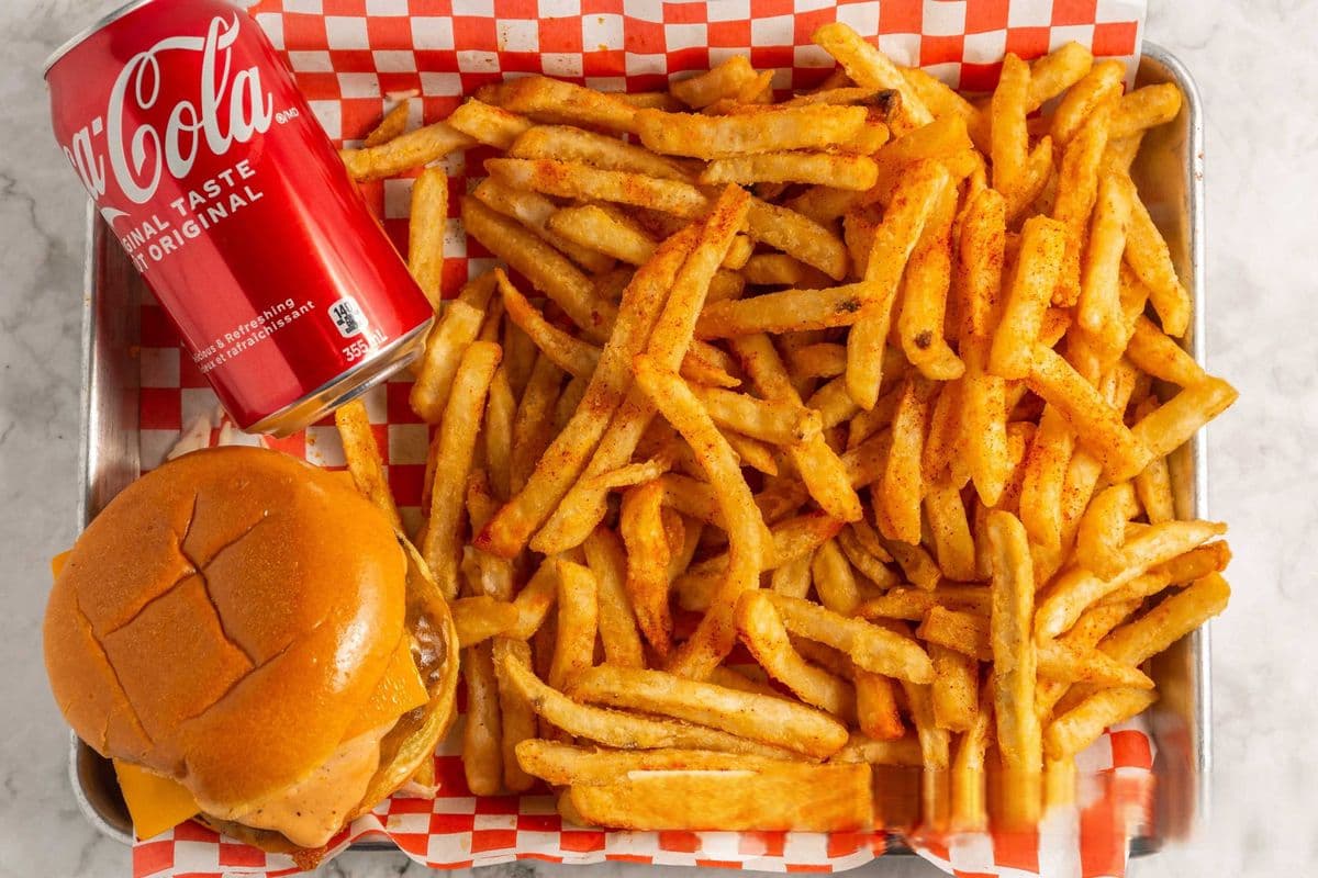 Double Smash Burger Combo