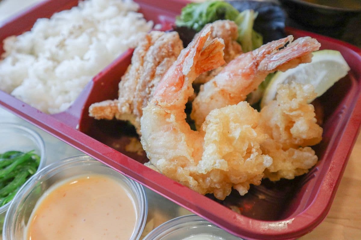 Mix Bento with Miso Soup