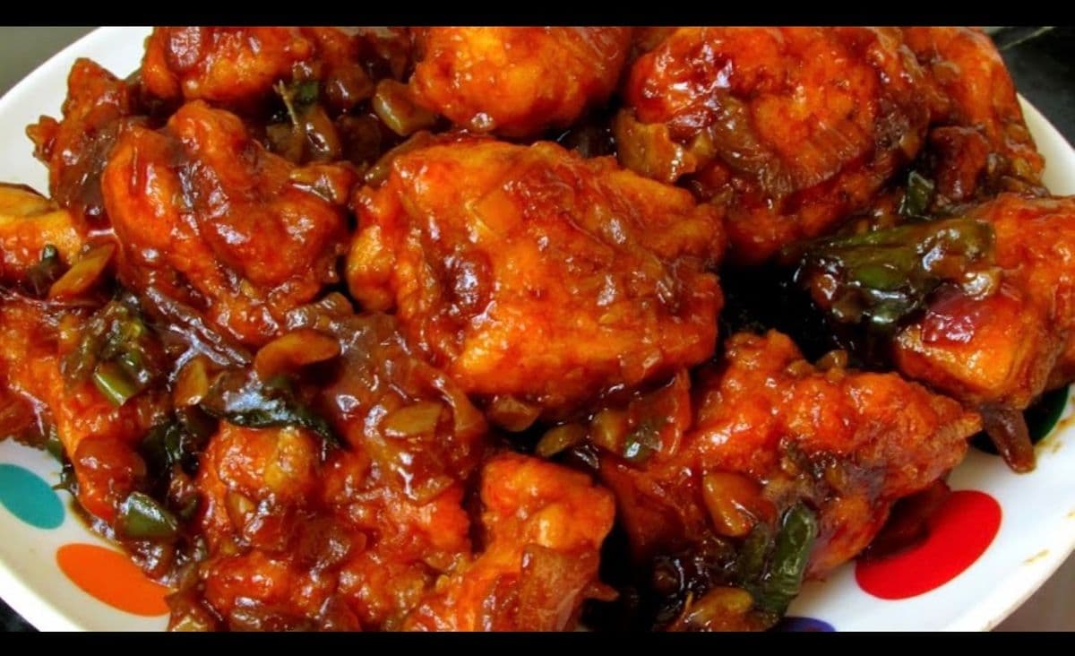 Chilli Chicken or Fish Dry