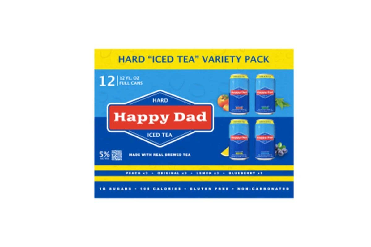 Happy Dad Hard Iced Tea Variety Pack (12 x 355 ml)