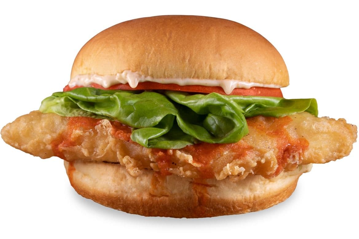 Old Bay Spiced Haddock Sandwich Solo